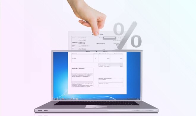 Modèle de facture Excel avec remise