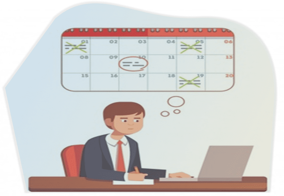 Le Planning de travail mensuel