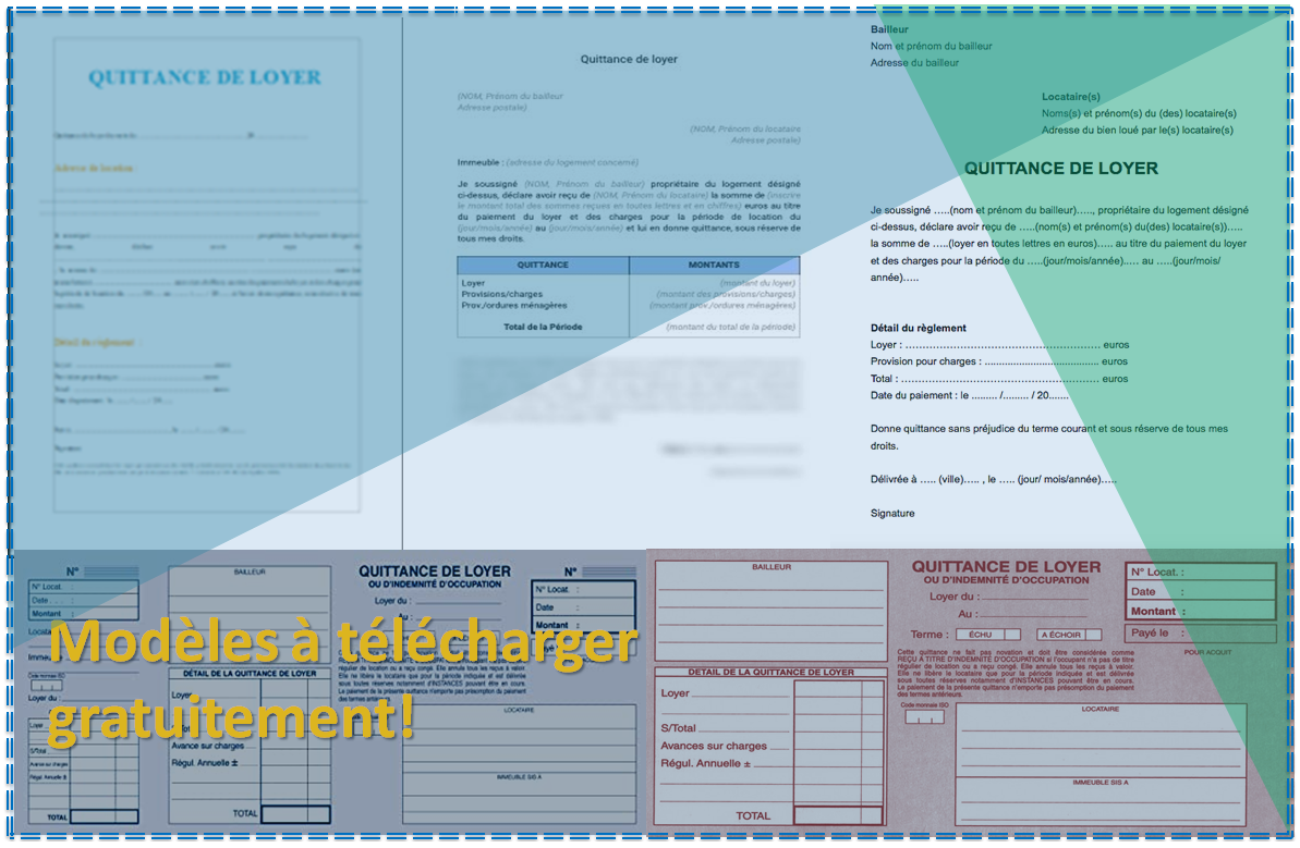Modèles sur Word de quittance de loyer - Modèles Word