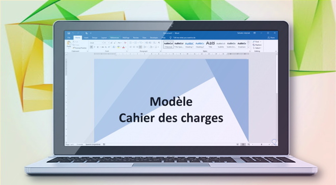 Modèle de cahier des charges sur Word