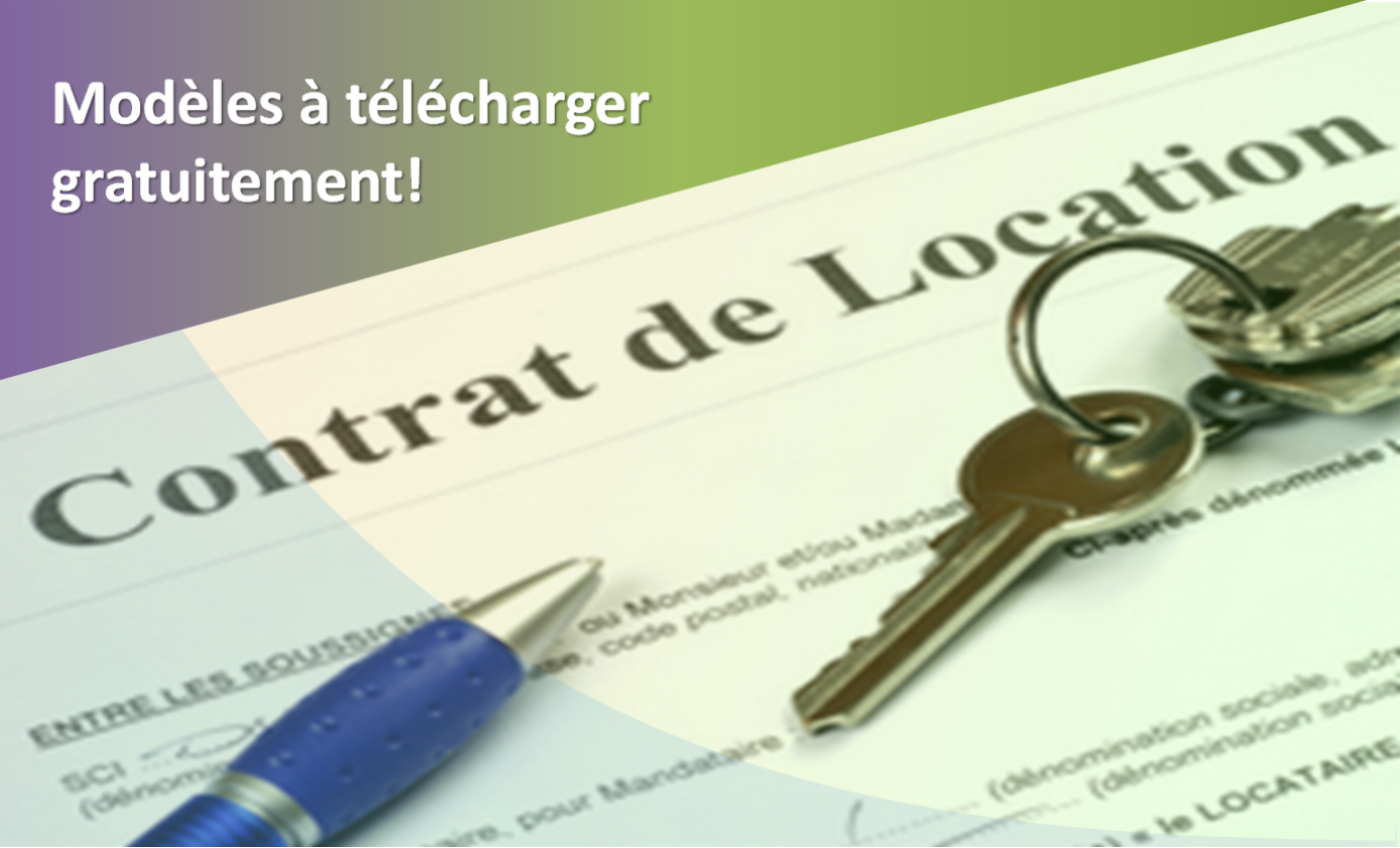 Modèle de contrat de location saisonnière meublée sur Word - Modèles Word