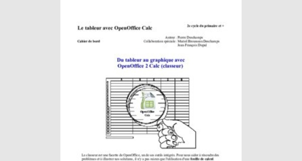 Tutoriel général sur le tableur avec OpenOffice Calc