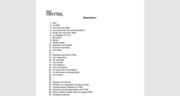Cours Html complet 