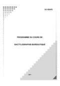 Formation informatique Dactylographie-Bureautique 