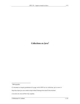 Cours avancé du langage Java : les collections - Cours JAVASCRIPT