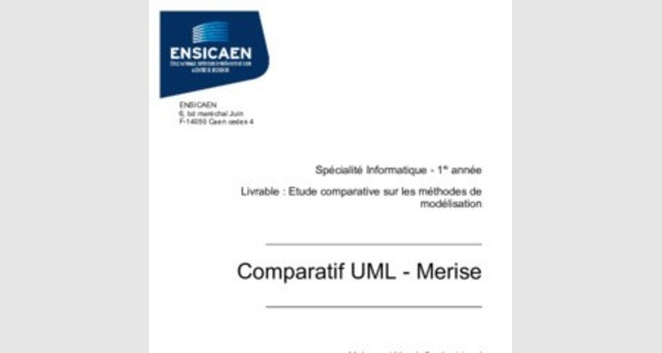 Comparatif UML Merise 
