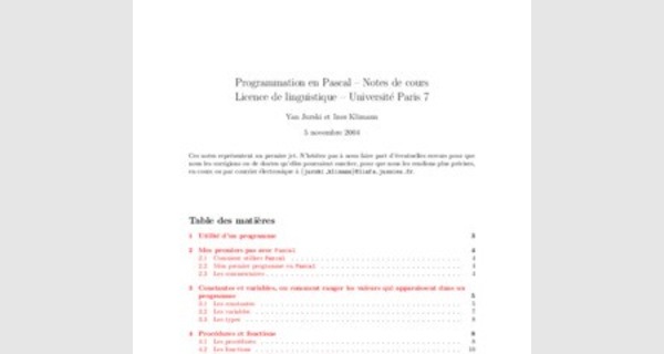 Formation pour Débuter la Programmation en Pascal