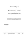 Cours MS Project : réalisation de plannings