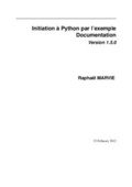 Formation Python par l’exemple 