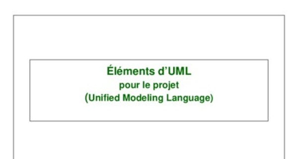 Cours Modèles de conception UML