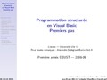 Programmation structurée VB.Net