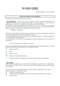 Programme de formation word