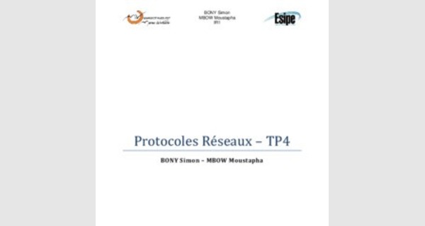 TP Protocole reseaux sur Packet Tracer 