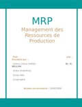 Cours management :Management des ressources de production