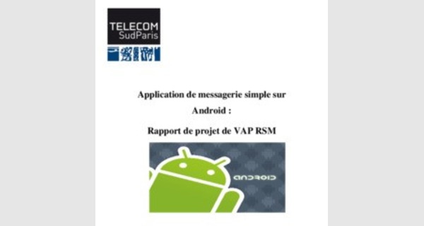 Cours Application de messagerie simple sur Android