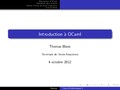 Introduction à OCaml tutoriel 