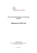 Cours Matlab complet 