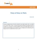 Cours de Ruby et Ruby on Rails