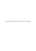 Cours d Introduction au Framework Spring