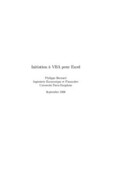 Cours d’Initiation à VBA pour Excel