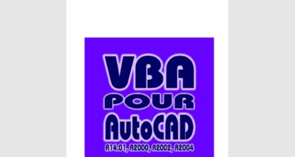 Cours VBA pour AutoCAD
