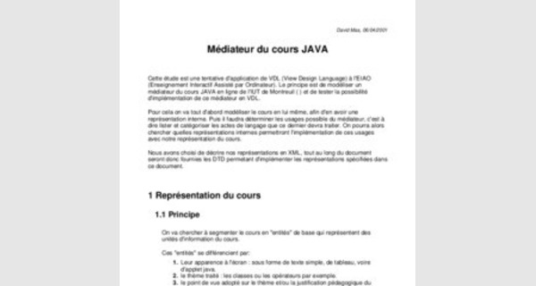 Cours informatique Java 