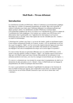 Cours Linux Shell Bash Niveau Debutant Cours Unix Linux