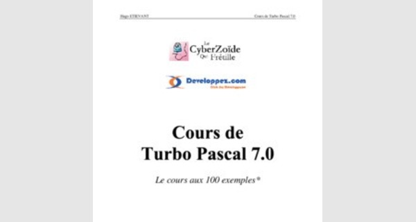Formation Turbo Pascal 