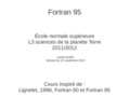 Tutoriel Fortran 95 complet 