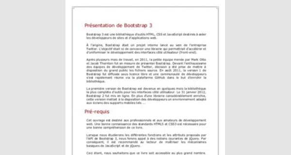 Bootstrap framework tutorial pour débutant
