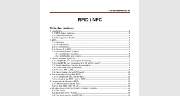 Tutoriel Arduino RFID rc522 comment ça marche