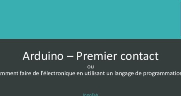 Arduino language reference guide de formation