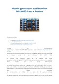 Tutoriel de Arduino et MPU6050 