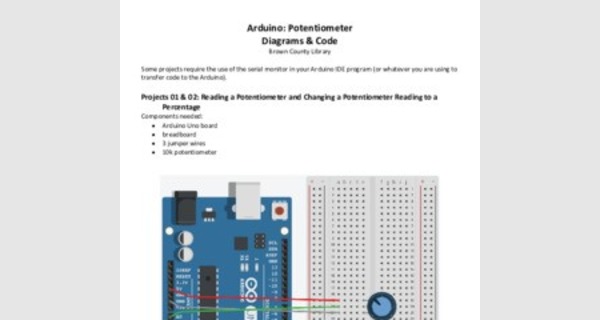 Tutoriel Arduino potentiometre [Eng]