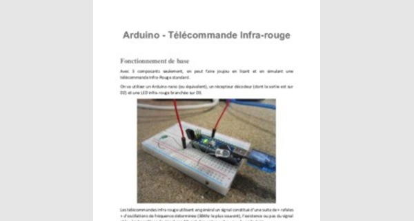 Tutoriel Arduino IR remote 