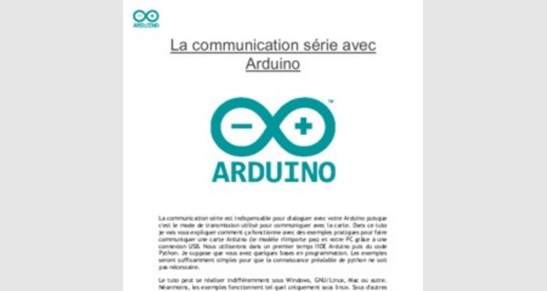La communication et le traitement en série avec Arduino