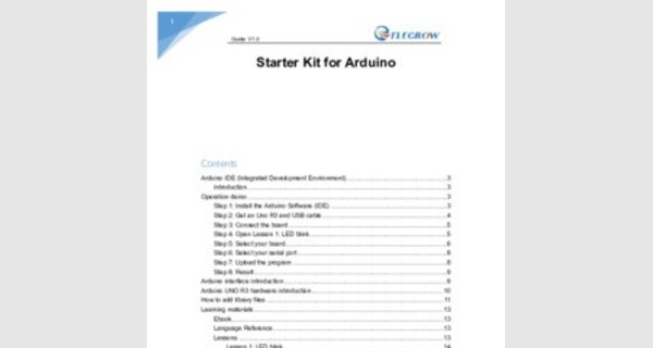 Tutoriel Arduino starter kit comment ca marche [Eng]