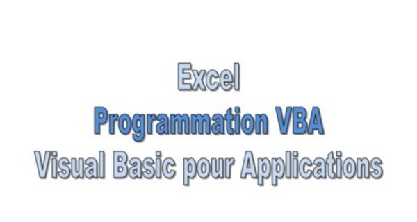 Cours de programmation VBA pour Excel 2016