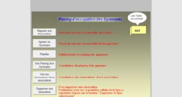 Application Excel sur la gestion des salles de sport gymnase