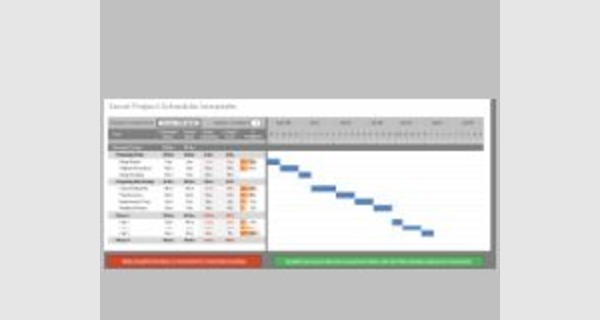 Modèle Excel de calendrier de gestion de projet