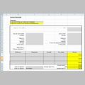 Modèles de facture d'acompte Excel