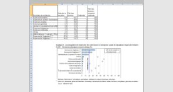 Modèle Excel de tableau de bord effectif des chercheurs en entreprise