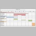 Modèle de rétro-planning sur Excel