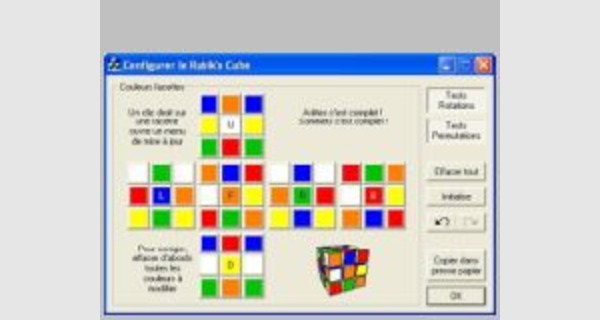 Projet de saisie d'un rubik's cube en langage C