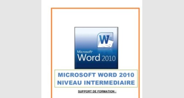 Cours Word 2010