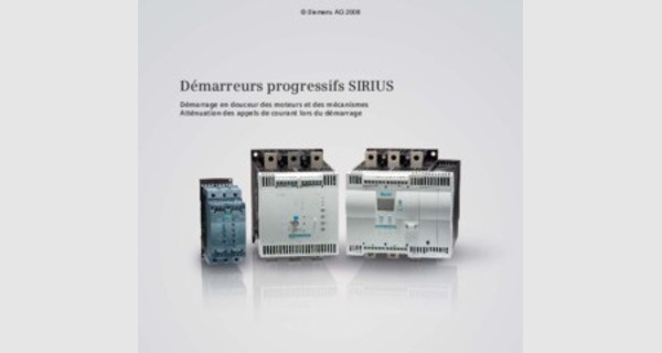 Guide de formation sur les démarreurs progressifs Siemens SIRIUS