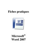 Apprendre Microsoft Word 2007 par la pratique