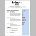 Modèle de CV sur Word