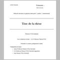 Modèle pour thèse sur Word