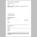 Modèle de directives anticipées sur Word